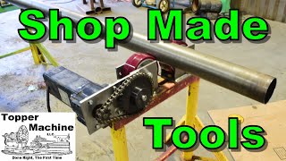 Shop Made Pipe Welding Positioner  Shop Made Tools  Topper Machine LLC
