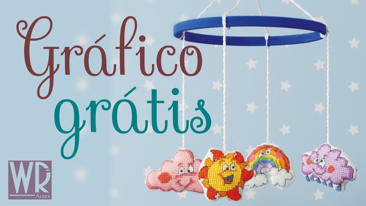 Mobile Infantil Grafico Gratis De Ponto Cruz Youtube