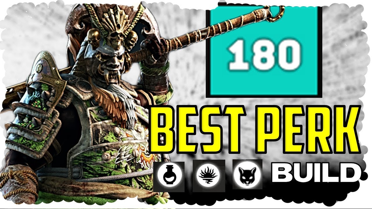 BEST SHUGOKI BUILD Max Perk Level (Gear Score 180) For Honor YouTube