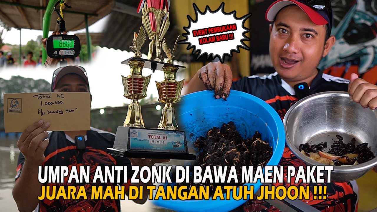 MAEN KOLAM PEMBUKAAN❗❗PALING AJIB PAKE UMPAN INI❗❗TOTAL SUDAH PASTI DI TANGAN BRODIE 🔥🔥🔥