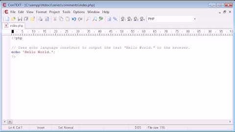 Beginner PHP Tutorial - 13 - comments