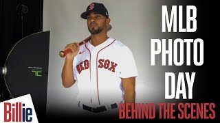 BEHIND The SCENES Photo Shoot: BOSTON RED SOX MLB Photo Day.