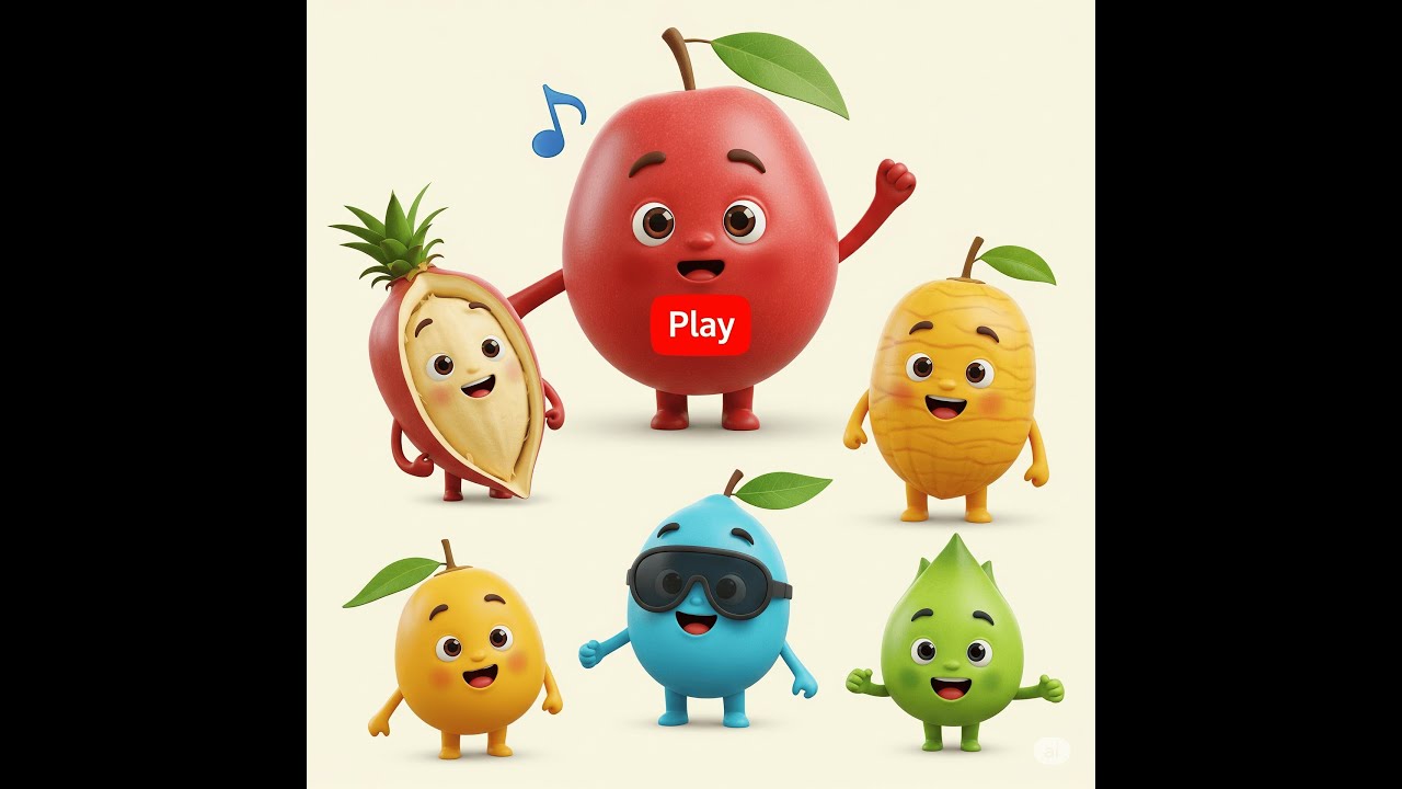 Hey Fruit Dancing Party 🎉 | Fun Music & Colorful Moves for Kids | LIVE ...