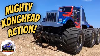 e270: Is This The Ultimate 6x6 Monster Truck?  Tamiya Konghead Timelapse Build and Beach Bash