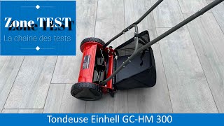 Test Tondeuse à main Einhell GC-HM 300, très écolo..