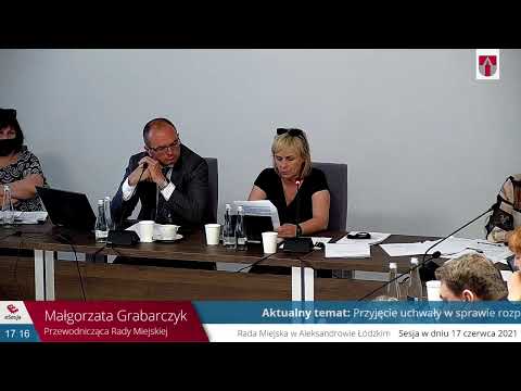 XLI sesja Rady Miejskiej w Aleksandrowie Łódzkim część II.