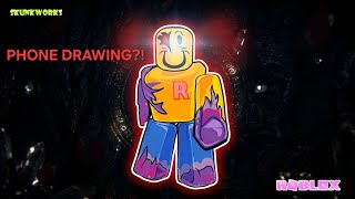 Speed Drawing Roblox John Doe (Script Builder Skin) | Mobile Art