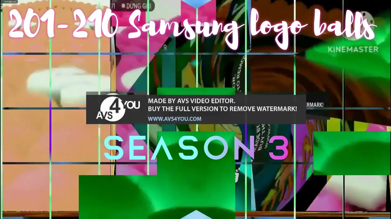 201-210 Samusung logo balls (SEASON 3)