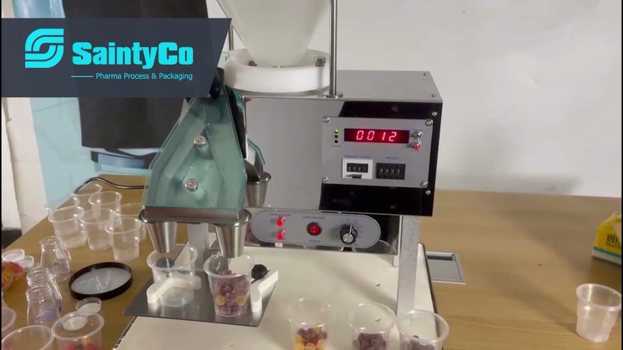 TC-1 Counter Counting Gummy Demonstration-SaintyCo