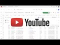 Google Sheets Youtube Data API Tutorial Using Google Apps Script