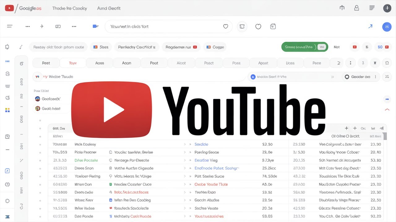 Google Sheets Youtube Data API Tutorial Using Google Apps Script - YouTube