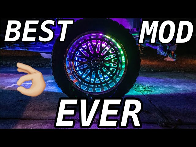 Best RGB Wheel Tire Light with Turn Signal Brake & Lock Function - YouTube