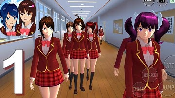 SAKURA School Simulator - Gameplay Walkthrough Part 1 Run With A Jet Girl (Android, iOS)