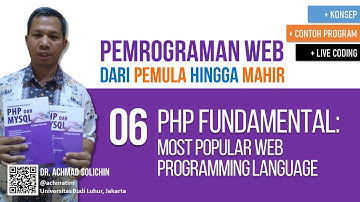 06. PHP Fundamental: Dasar-dasar PHP + Live Coding | Pemrograman Web dari Pemula Hingga Mahir