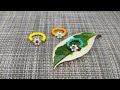 크리스탈 꽃술 꽃반지 우레탄줄 만들기│매듭마무리 숨기는 방법 DIY Folwer Beaded Ring