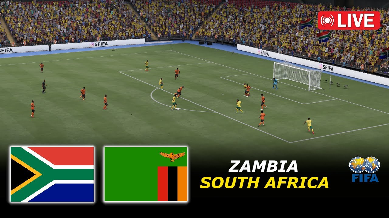 🔴South Africa vs Zambia | International Friendly Football Match 2025 | eFootball PES 21 Simulation