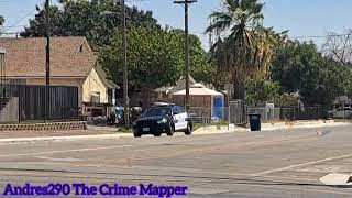 Crime Map In Kern County With Police Car And Possible Gr Or House Fire 08-13-2024
