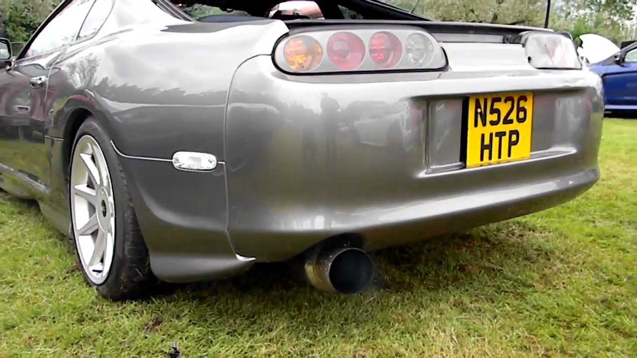 Twin Turbo Toyota Supra Backfire! YouTube