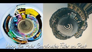 Polar Coordinates Digital Manipulation Effect [Pixlr Tutorial]