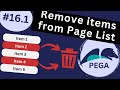 Pega 8.7 Tutorial: Hotel Booking Application #16.1 - Remove Items from a Page List