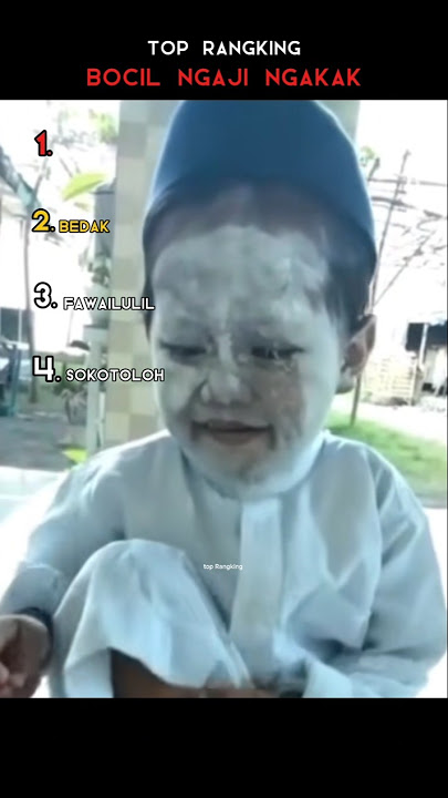 Top Rangking Bocil Ngaji Ngakak🤣 #funny #lucu