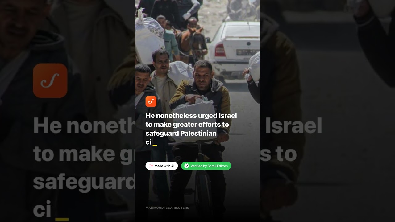 US says it does not believe Israel’s actions in Gaza amount to genocide