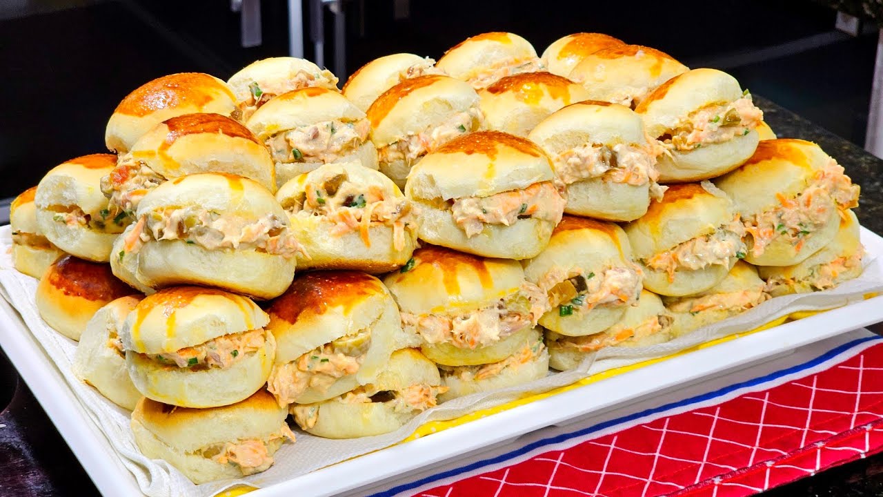 PÃO DE BATATA RECHEADO ESPECIAL DE NATAL UMA DELÍCIA 