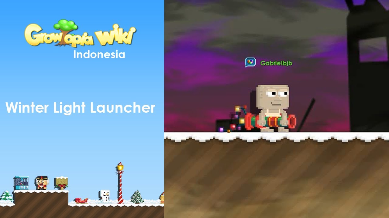 Growtopia Wiki Indonesia Winter Light Launcher YouTube