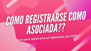 🔥REGISTRATE COMO ASOCIADA DESDE LA APP DE BETTERNET MÓVIL / Better Fan's 💙 screenshot 5