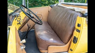 1932 Chevy Cabrio Convertible Video 5 Interior Engine Startup 1 screenshot 5
