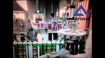 Automatic PU Foam Sealant Aerosol Filling Machine