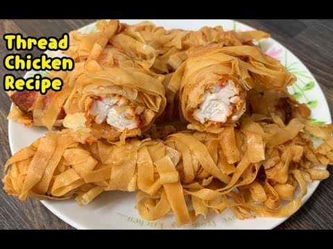 How To Make Thread Chicken / Thread Chicken Recipe By Yasmin’s Cooking ...