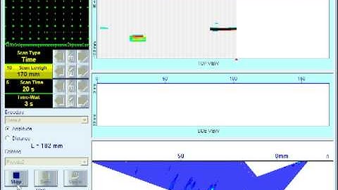 Phased Array Ultrasonic NDT Inspection - ISonic 2009 UPA Scope - Weld Scanning