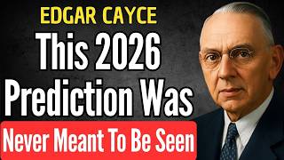 The 2026 Prediction Cayce Said Must Stay Hidden | EDGAR CAYCE 2026 PREDICTIONS