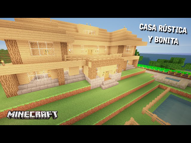 Casa Rustica Para Minecraft Pocket Edition 0.11.X - video Dailymotion