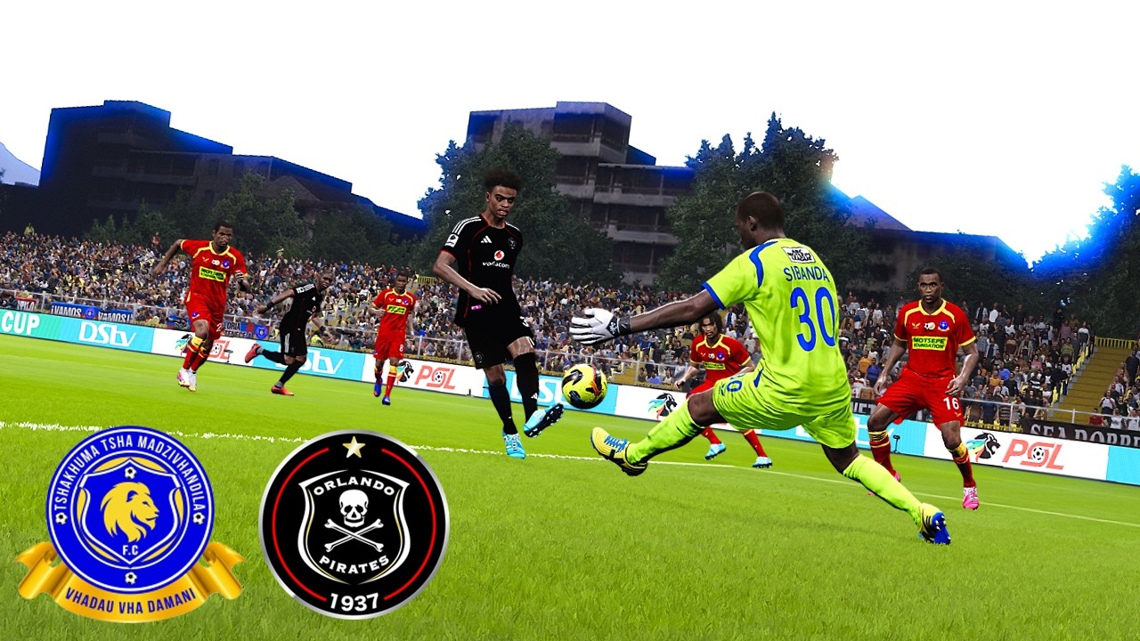 🔴TSHAKHUMA TSHA MADZIVHANDILA vs ORLANDO PIRATES ⚽ NEDBANK CUP 2026 ROUND 32 ⚽FOOTBALL GAMEPLAY HD