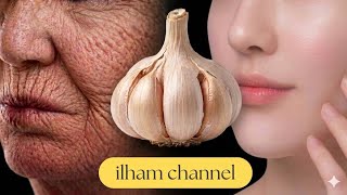 معجزة الثوم 🧄❗ ضعيها على التجاعيد وستختفى كأنك في العشرين من عمرك🌟قناع الثوم لبشرة متوهجة بيضاء