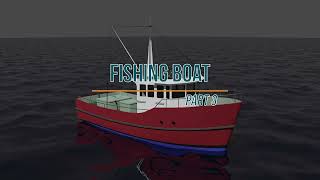 Fishing boat tutorial / PART 3 - railings