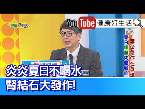 洪永祥：冬吃蘿蔔夏吃薑！炎炎夏日「不喝水」導致「腎結石」大發作！多喝水避免腎危機！去海邊玩「細菌」感染？ 當心「急性腎盂腎炎」!「腎功能差」勿信偏方！ 正規醫療才能救命！【健康好生活】