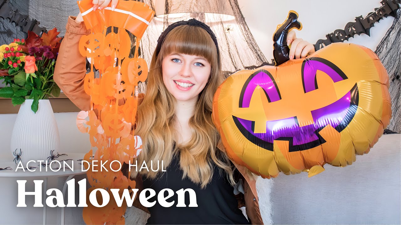 Halloween Deko Haul | Action Deko Haul Oktober | Action Haul Deutsch | Annika Shurafa