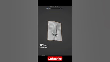 sculpting nose in 1 min | blender sculpt #blender #blenderustad #3dcharacter #blendercharacter