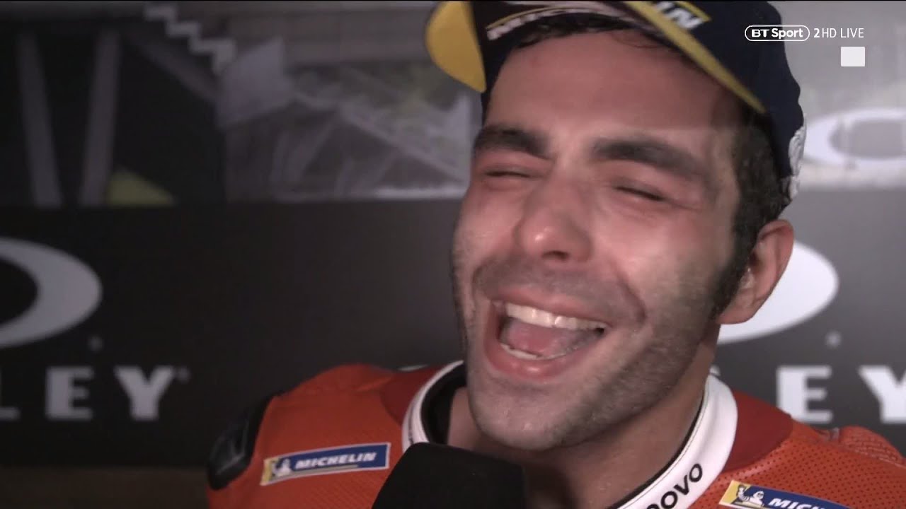 One of the best interviews of the year | Emotional Danilo Petrucci reacts to first MotoGP win