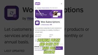 3 Best WooCommerce subscription plugins & Pricing  #wordpressplugin #woocommerce #shorts