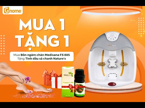 Bồn ngâm chân Medisana FS885 - Bí quyết giảm mệt mỏi đau khớp, vai gáy, hôi chân, mẫn ngứa, mất ngủ
