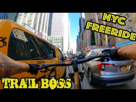 Exploring New York City on our Mountain Bikes