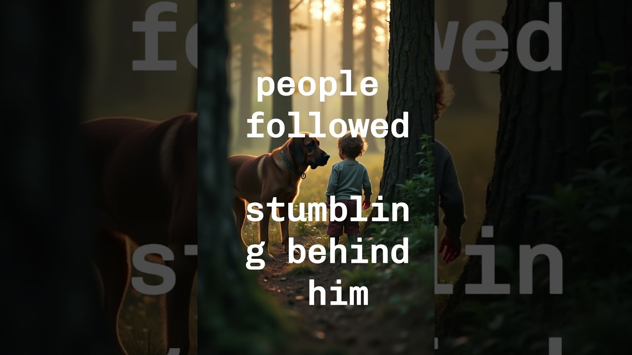 Intelligent Dog finds the missing toddler. 