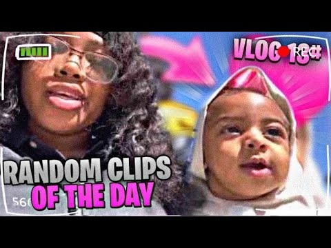 Vlog #13 ( RANDOM CLIPS OF THE DAY)😭 - YouTube