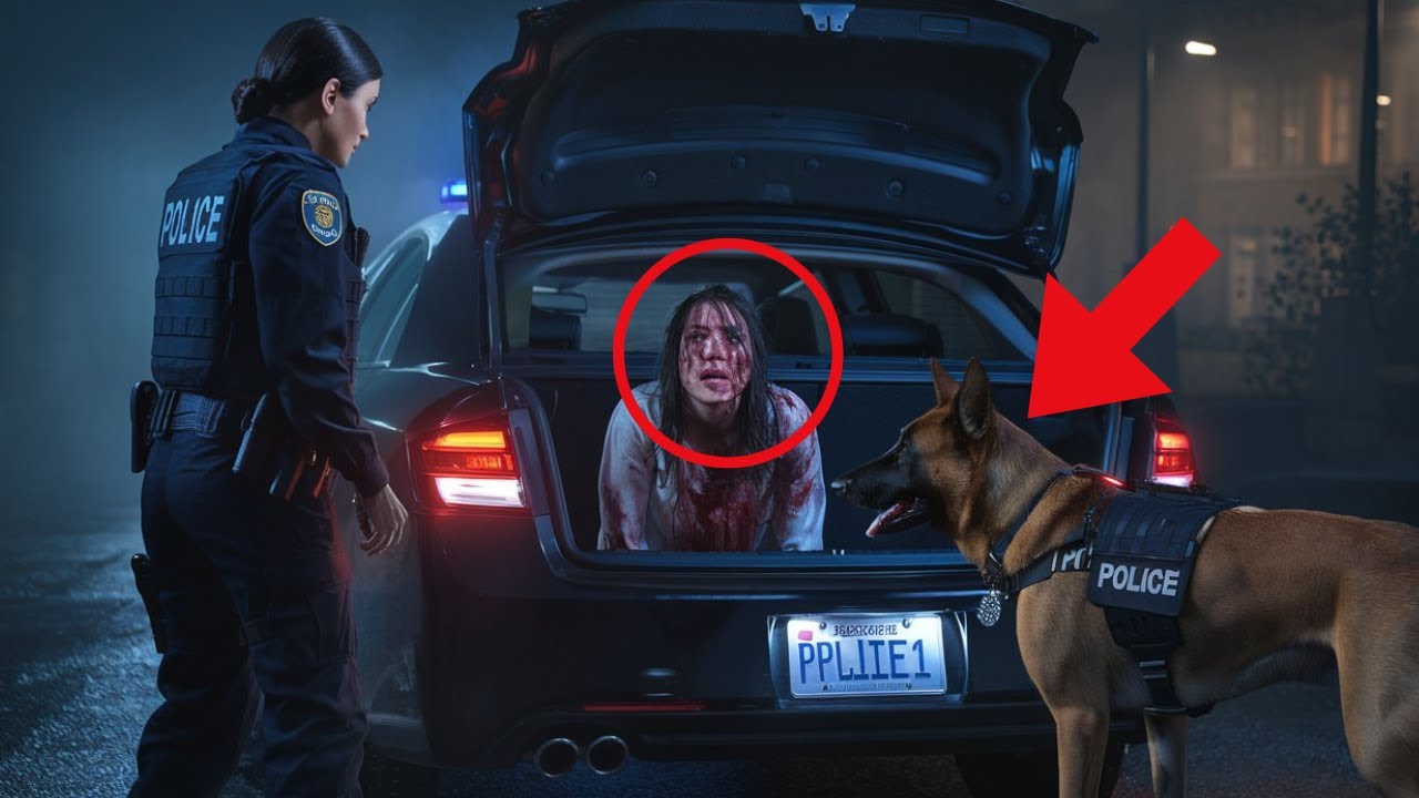 K9 Dog’s Barking Signals Hidden Danger in Abandoned Car!