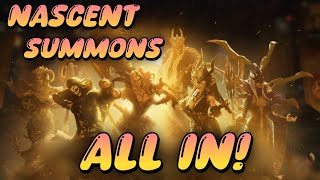Nascent Divine Summons [Watcher of Realms] Ruen Hollow vs. MAW vs. Knight Arlott