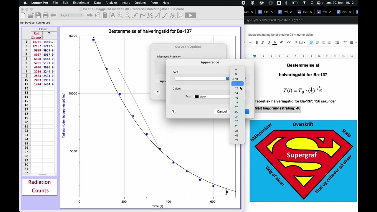 Halveringstid - Sådan finder du den!